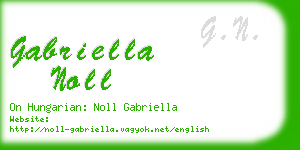 gabriella noll business card